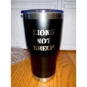 Lions‎ not sheep Tumbler Guns
